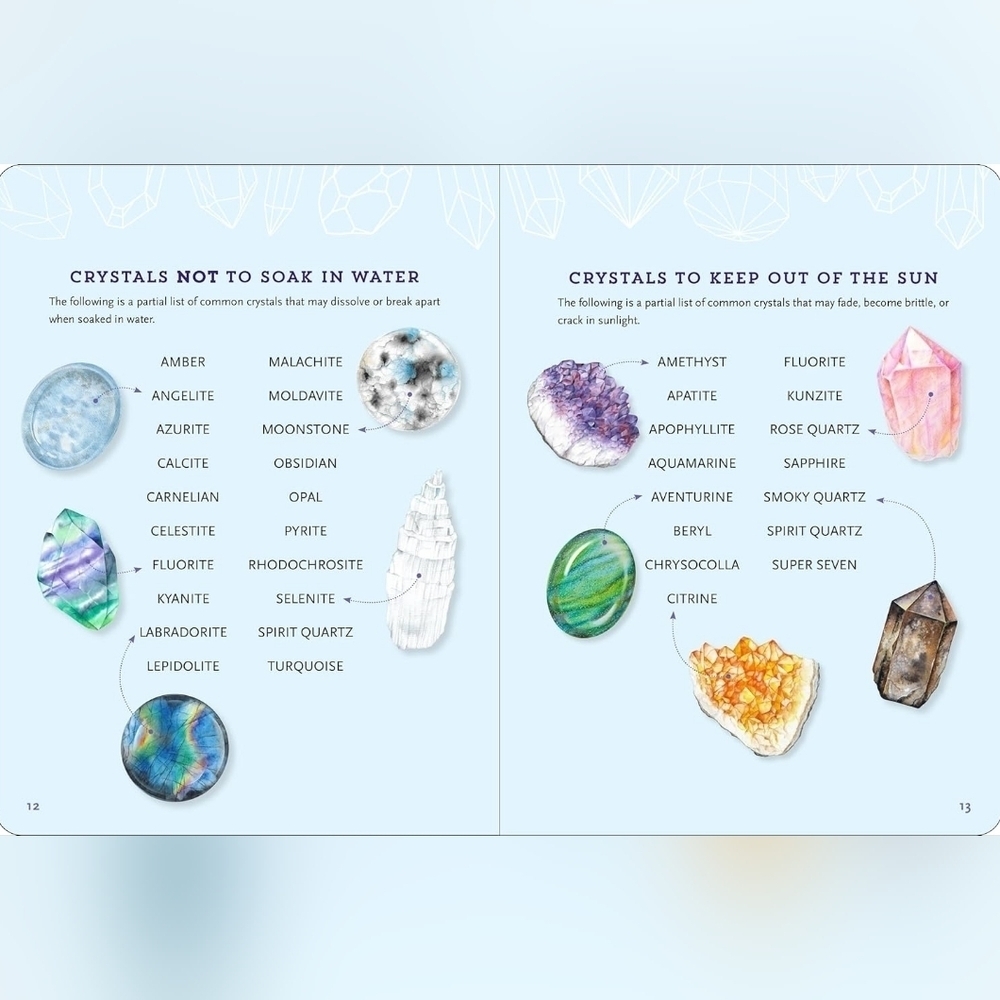The Crystals Journal with Gemstone Design - Picture 4 of 4
